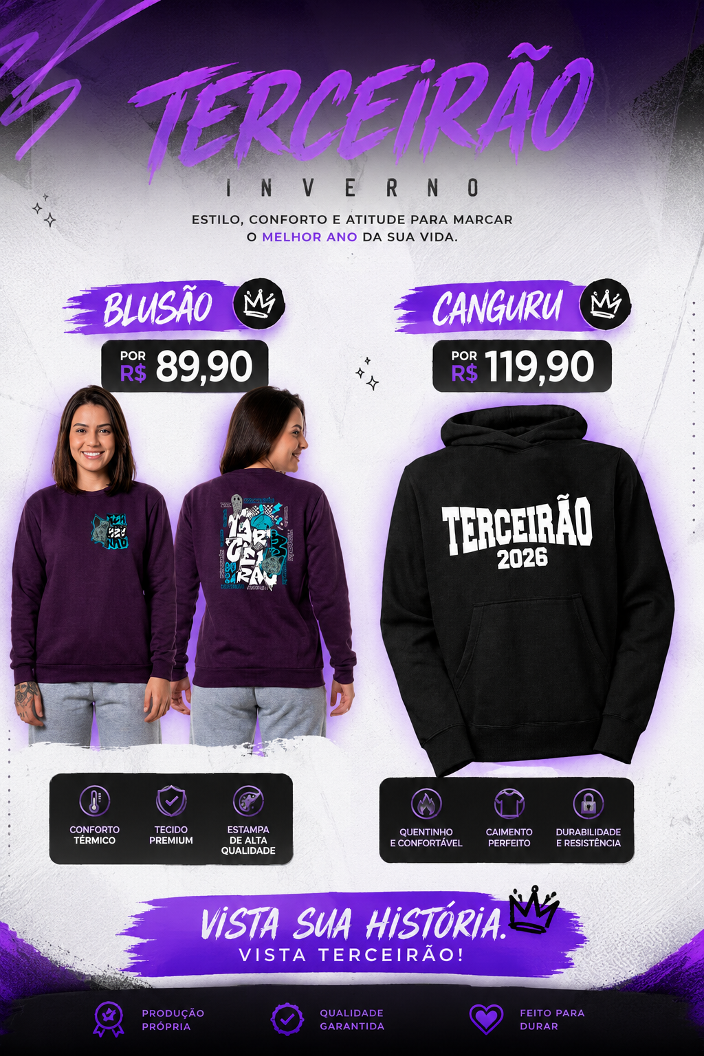 Linha de inverno Terceirão